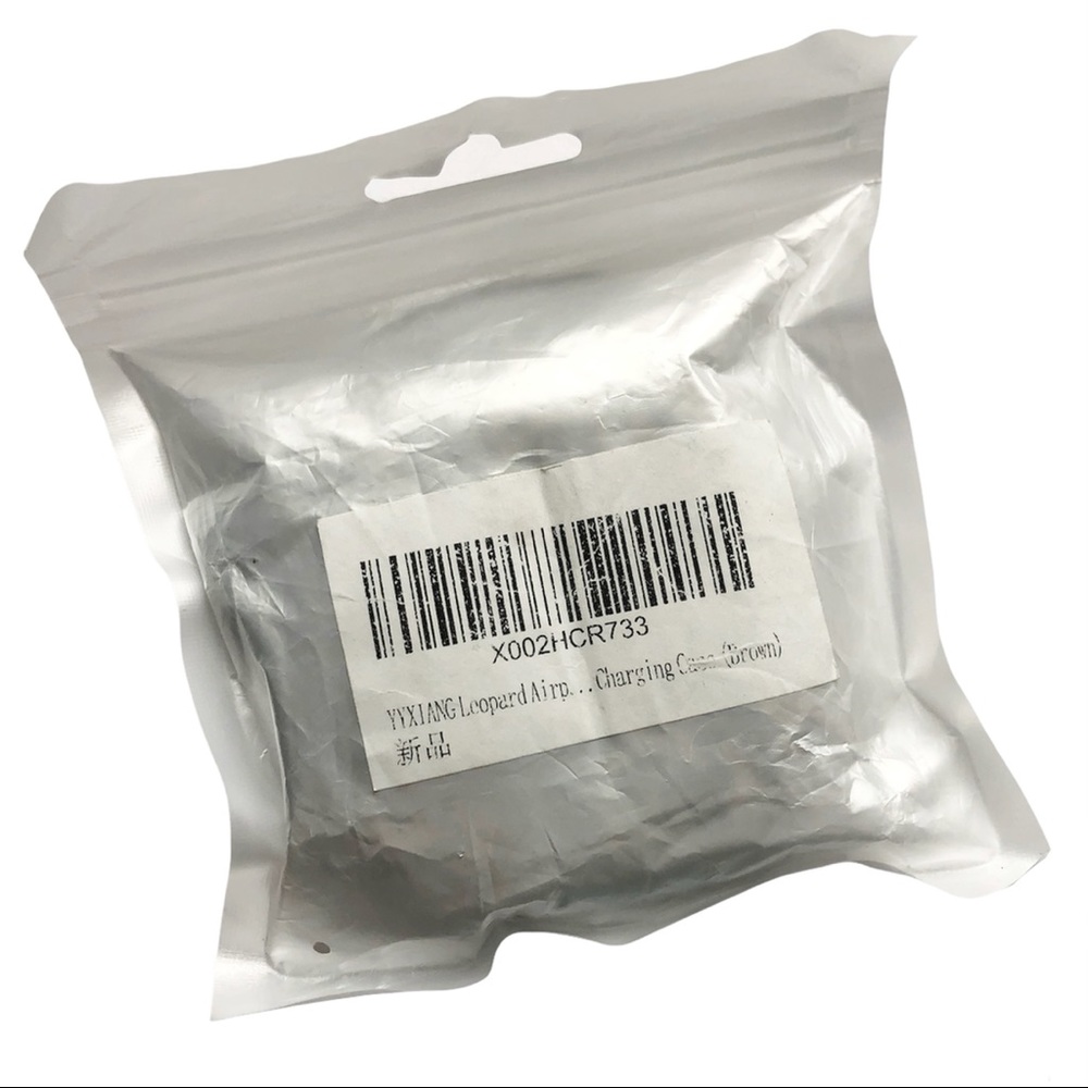 Leopard Print AirPod PRO Case Brown Black Spots Plastic NEW - Picture 8 of 9